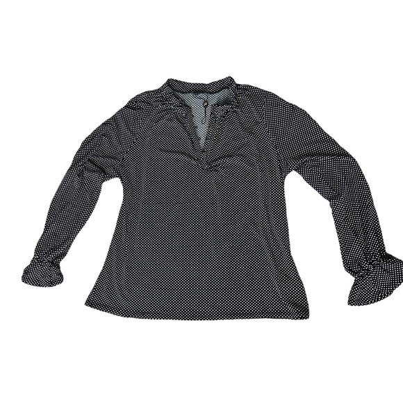 Adrianna Papell | Polka Dot Blouse - Picture 1 of 8